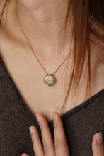 Load image into Gallery viewer, LUOWEND 18K Yellow Gold Real Natural Diamond Necklace for Women