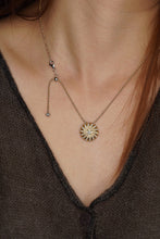 Load image into Gallery viewer, LUOWEND 18K Yellow Gold Real Natural Diamond Necklace for Women