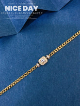 Load image into Gallery viewer, LUOWEND 18K Yellow Gold Natural Diamond Bracelet for Women
