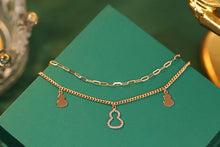 Load image into Gallery viewer, LUOWEND 18K Rose Gold Real Natural Diamond Bracelet for Women