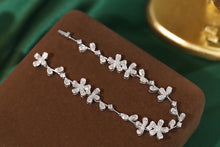 Load image into Gallery viewer, LUOWEND 18K White Gold Real Natural Diamond Bracelet for Women