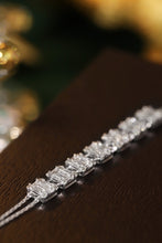 Load image into Gallery viewer, LUOWEND 18K White Gold Real Natural Diamond Bracelet for Women