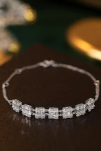 Load image into Gallery viewer, LUOWEND 18K White Gold Real Natural Diamond Bracelet for Women