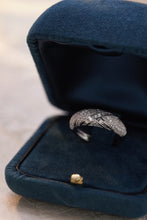 Load image into Gallery viewer, LUOWEND 18K White Gold Real Natural Diamond Ring for Women