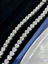 Load image into Gallery viewer, LUOWEND 18K White Gold Real Natural Diamond Bracelet for Women