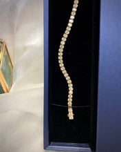 Load image into Gallery viewer, LUOWEND 18K Yellow Gold Real Natural Diamond Bracelet for Women