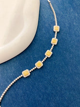 Load image into Gallery viewer, LUOWEND 18K White Gold Natural Diamond Bracelet for Women