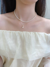 Load image into Gallery viewer, LUOWEND 18K Yellow Gold Natural Diamond Pendant Necklace for Women