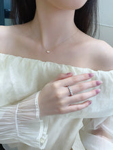 Load image into Gallery viewer, LUOWEND 18K Yellow Gold Natural Diamond Pendant Necklace for Women