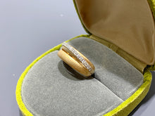 Load image into Gallery viewer, LUOWEND 18K Yellow Gold Natural Diamond Ring for Women