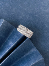 Load image into Gallery viewer, LUOWEND 18K White Gold Natural Diamond Ring for Women