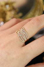 Load image into Gallery viewer, LUOWEND 18K Yellow Gold Real Natural Diamond Pendant Necklace for Women