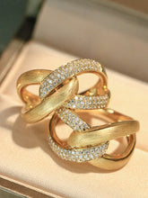 Load image into Gallery viewer, LUOWEND 18K Yellow Gold Fine Jewelry Real Natural Diamond Ring for Women