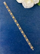 Load image into Gallery viewer, LUOWEND 18K White Gold Natural Bracelet for Women