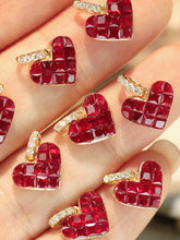 Load image into Gallery viewer, LUOWEND 18K Yellow Gold Fine Jewelry Real Natural Ruby Pendant for Women