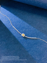 Load image into Gallery viewer, LUOWEND 18K White Gold Natural Yellow Diamond Bracelet for Women