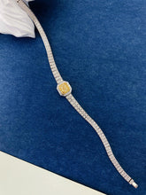 Load image into Gallery viewer, LUOWEND 18K White Gold Natural Diamond Bracelet for Women