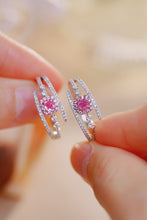 Load image into Gallery viewer, LUOWEND 18K White Gold Real Natural Pink Diamond Ring for Women