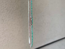 Load image into Gallery viewer, LUOWEND 18K White Gold Natural Emerald Bracelet for Women