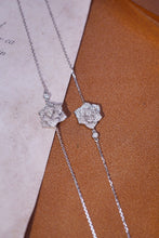 Load image into Gallery viewer, LUOWEND 18K White Gold Real Natural Diamond Bracelet for Women