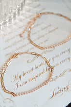 Load image into Gallery viewer, LUOWEND 18K Rose Gold Natural Diamond Bracelet for Women