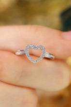 Load image into Gallery viewer, LUOWEND 18K White Gold Real Natural Diamond Ring for Women