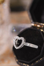 Load image into Gallery viewer, LUOWEND 18K White Gold Real Natural Diamond Ring for Women
