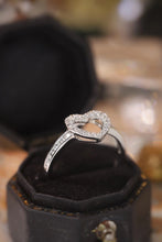 Load image into Gallery viewer, LUOWEND 18K White Gold Real Natural Diamond Ring for Women
