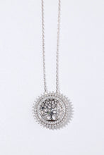 Load image into Gallery viewer, LUOWEND 18K White Gold Natural Diamond Necklace for Women