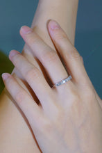 Load image into Gallery viewer, LUOWEND 18K White Gold Natural Diamond Ring for Women