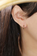 Load image into Gallery viewer, LUOWEND 18K Yellow Gold Hoop Earrings for Women