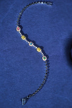 Load image into Gallery viewer, LUOWEND 18K White Gold Real Natural Colorful Diamond Bracelet for Women