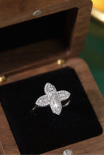 Load image into Gallery viewer, LUOWEND 18K White Gold Natural Diamond Ring for Women