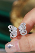 Load image into Gallery viewer, LUOWEND 18K White Gold Natural Diamond Ring for Women