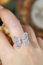 Load image into Gallery viewer, LUOWEND 18K White Gold Natural Diamond Ring for Women