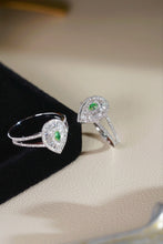 Load image into Gallery viewer, LUOWEND 18K White Gold Natural Diamond Ring for Women