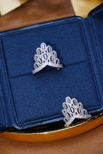 Load image into Gallery viewer, LUOWEND 18K White Gold Real Natural Diamond Ring for Women