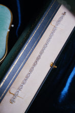 Load image into Gallery viewer, LUOWEND 18K White Gold Real Natural Diamond Bracelet for Women