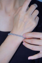 Load image into Gallery viewer, LUOWEND 18K White Gold Real Natural Diamond Bracelet for Women