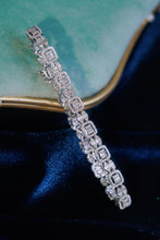 Load image into Gallery viewer, LUOWEND 18K White Gold Real Natural Diamond Bracelet for Women