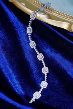 Load image into Gallery viewer, LUOWEND 18K White Gold Real Natural Diamond Bracelet for Women
