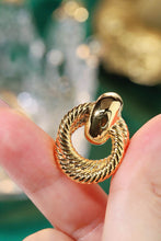 Load image into Gallery viewer, LUOWEND 18K Yellow Gold Stud Earrings for Women