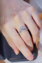 Load image into Gallery viewer, LUOWEND 18K White Gold Real Natural Diamond Ring for Women
