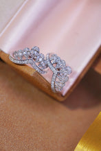 Load image into Gallery viewer, LUOWEND 18K White Gold Real Natural Diamond Ring for Women