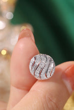 Load image into Gallery viewer, LUOWEND 18K White Gold Natural Diamond Earrings for Women