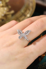 Load image into Gallery viewer, LUOWEND 18K White Gold Natural Diamond Ring for Women