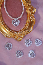 Load image into Gallery viewer, LUOWEND 18K White Gold Real Natural Diamond Pendant Necklace for Women