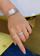 Load image into Gallery viewer, LUOWEND 18K White/Yellow Gold Fine Jewelry Real Natural Diamond Ring for Women