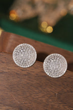Load image into Gallery viewer, LUOWEND 18K White Gold Natural Earrings for Women