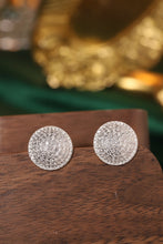 Load image into Gallery viewer, LUOWEND 18K White Gold Natural Earrings for Women